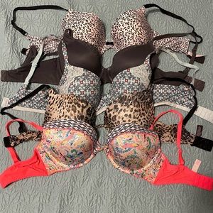 Lot of five 34 DD Victoria’s Secret bras